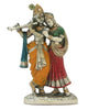 Radha-Krishna Silver Statue/ Idol